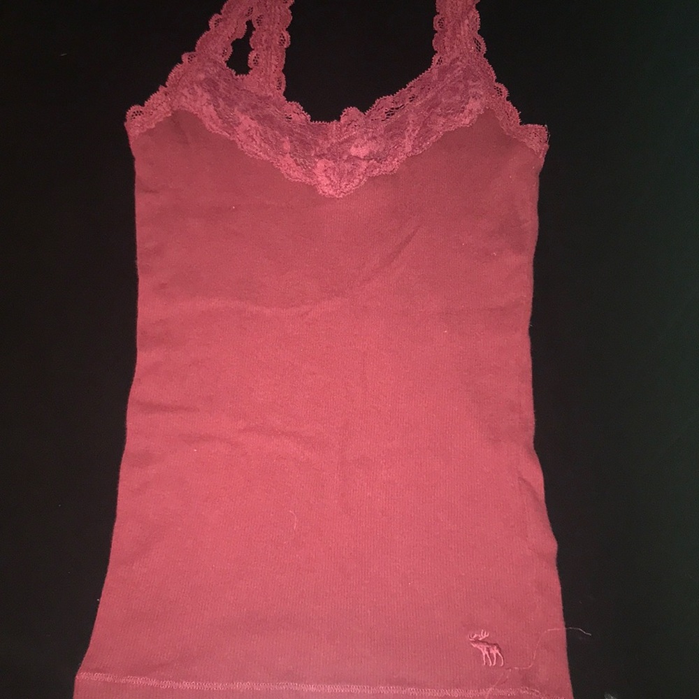 Maroon cute tank